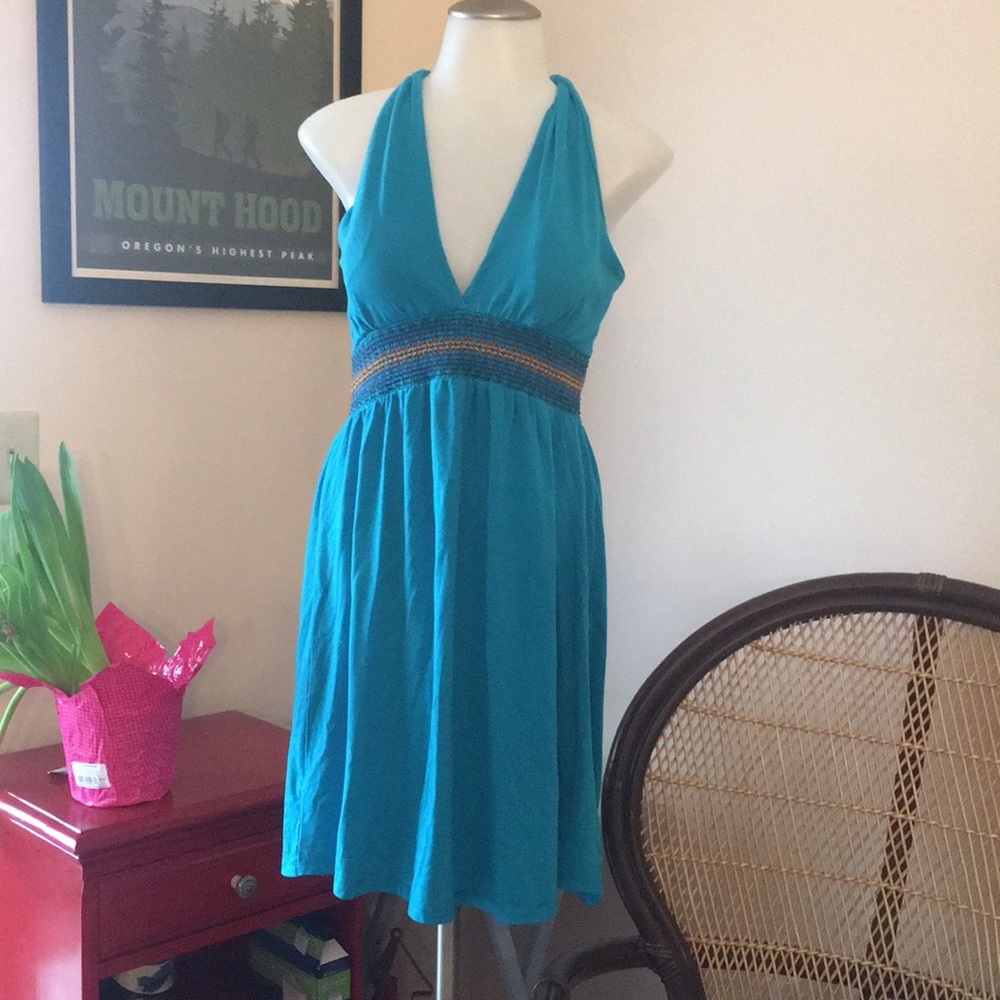 2/$12. Summer Turquoise Sun Dress